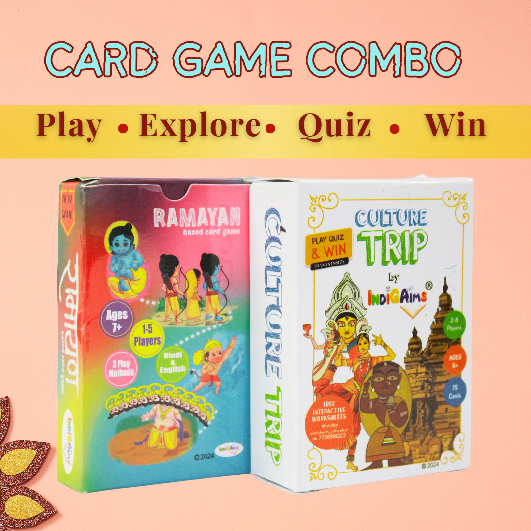 Combo of two unique, educational and quiz based card game