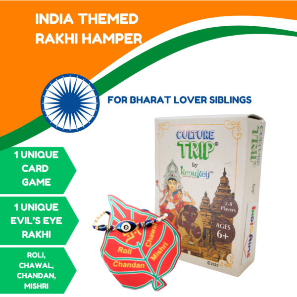 bharat; themed; rakhi; hamper