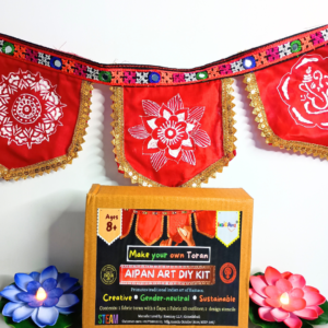 Diwali gift combo-Ramayan card game and toran DIY kit