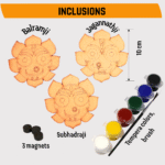 Jagannath, subhadra, and balram DIY kit