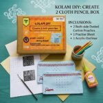 Kolam art DIY includes
