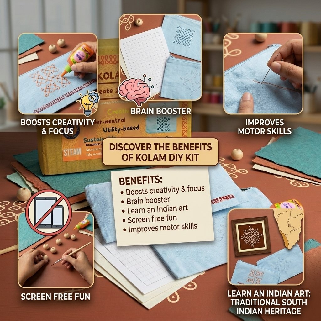 Benefits of kolam art kit