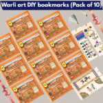 Warli art DIY kit-pack of 10 for return gifts