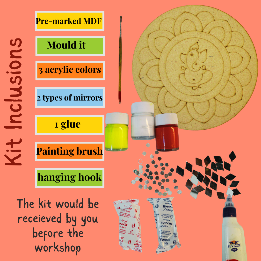 Ganesh Lippan art kit inclusions