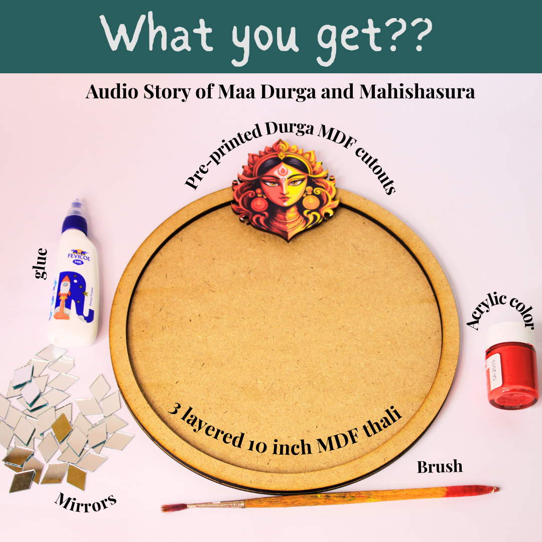 MDF pooja decor; Navratri decor