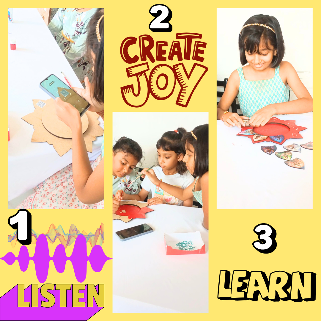 Listen, create, learn, and celebrate Navratri in an amazing way!!