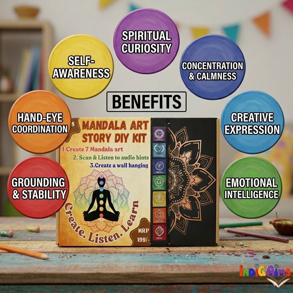 Benefits of mandala art DIY+game kit