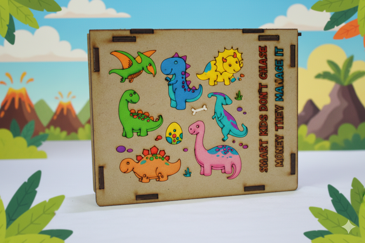 Dino themed gullak